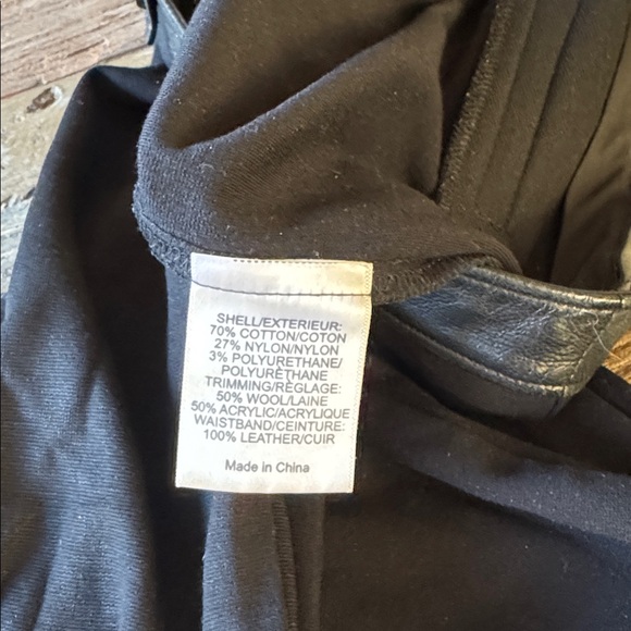 Tori Burch leather trimmed straight leg knit riding pants EUC size M (8/10) - Picture 10 of 10